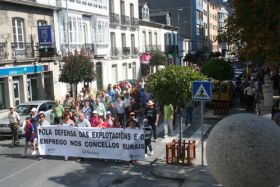 Manifestación en Vilalba setembro 2012
